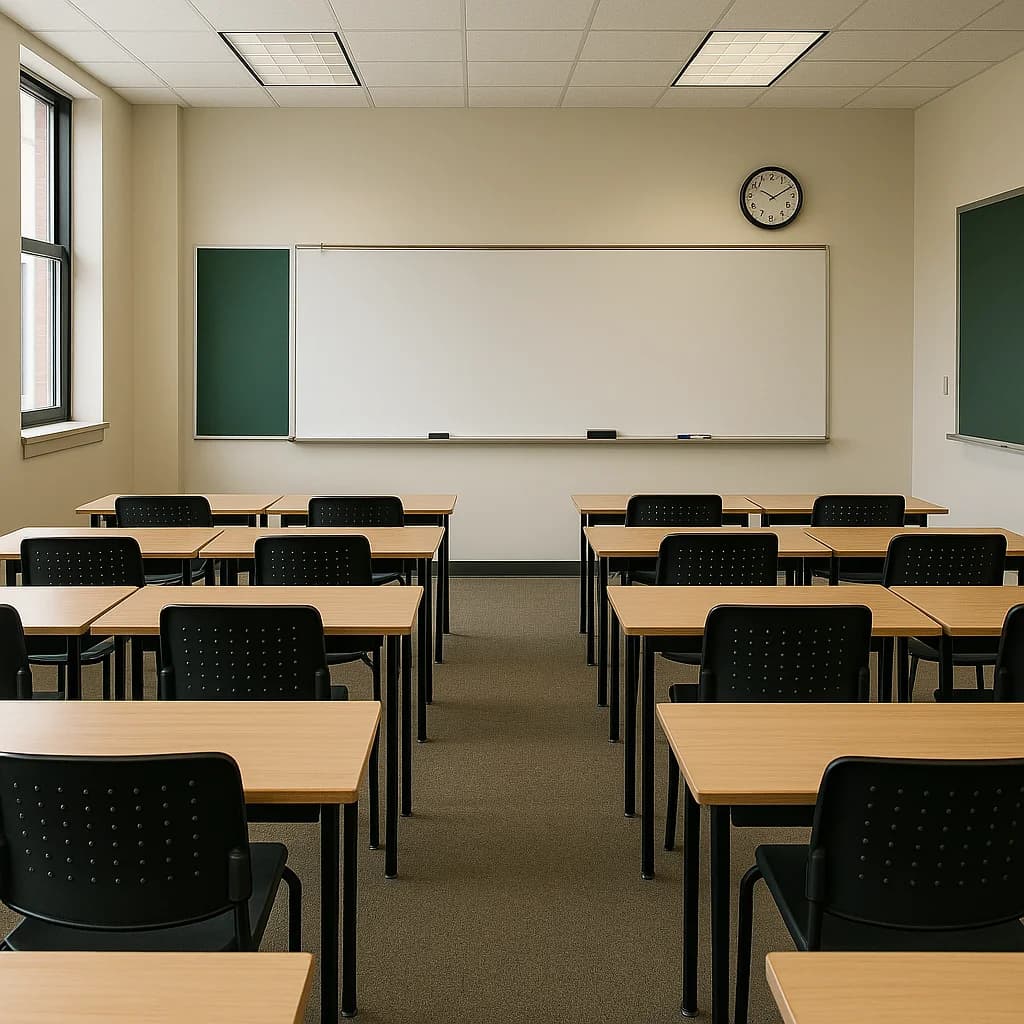 Education platform interface mockup