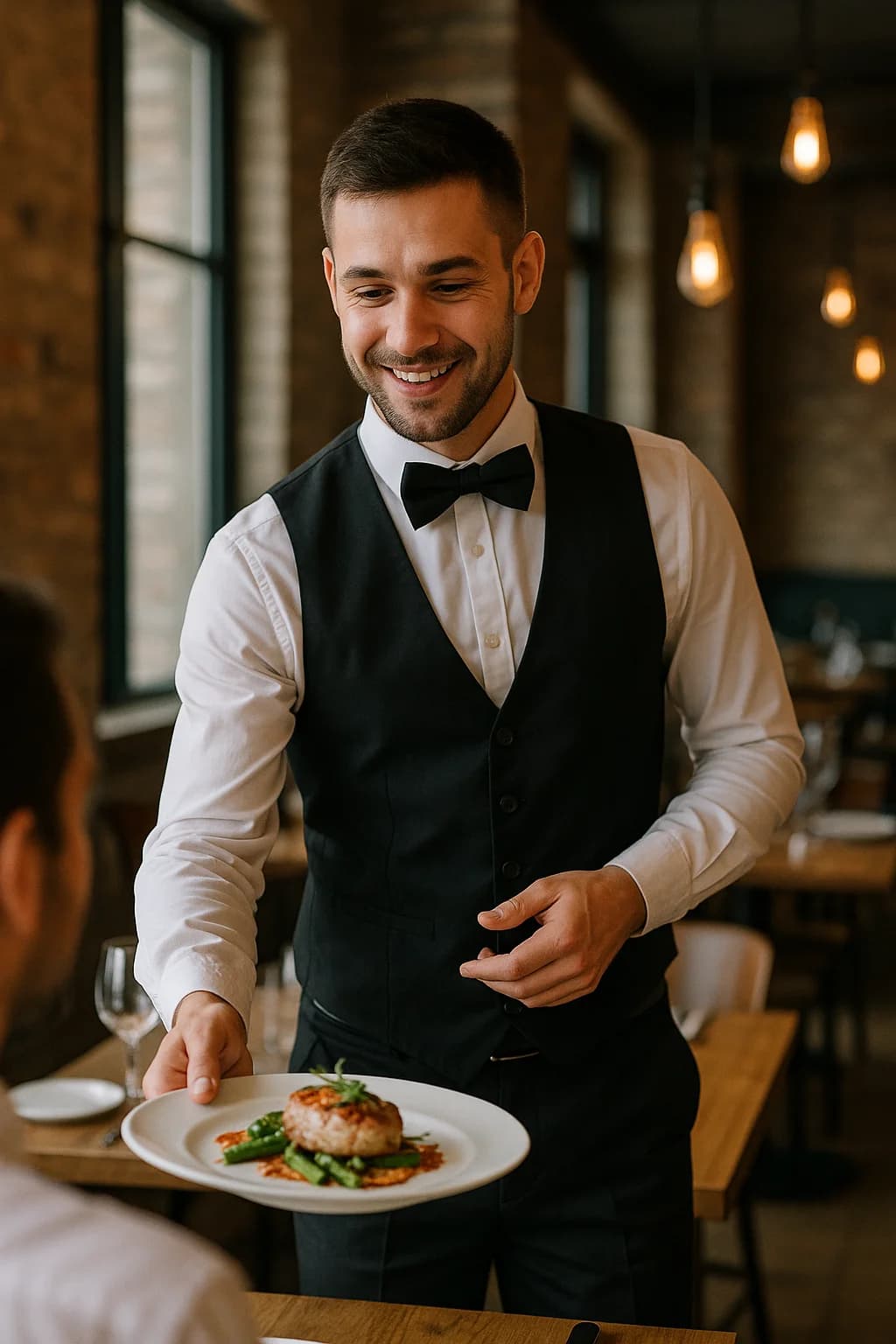 Hospitality booking experience mockup