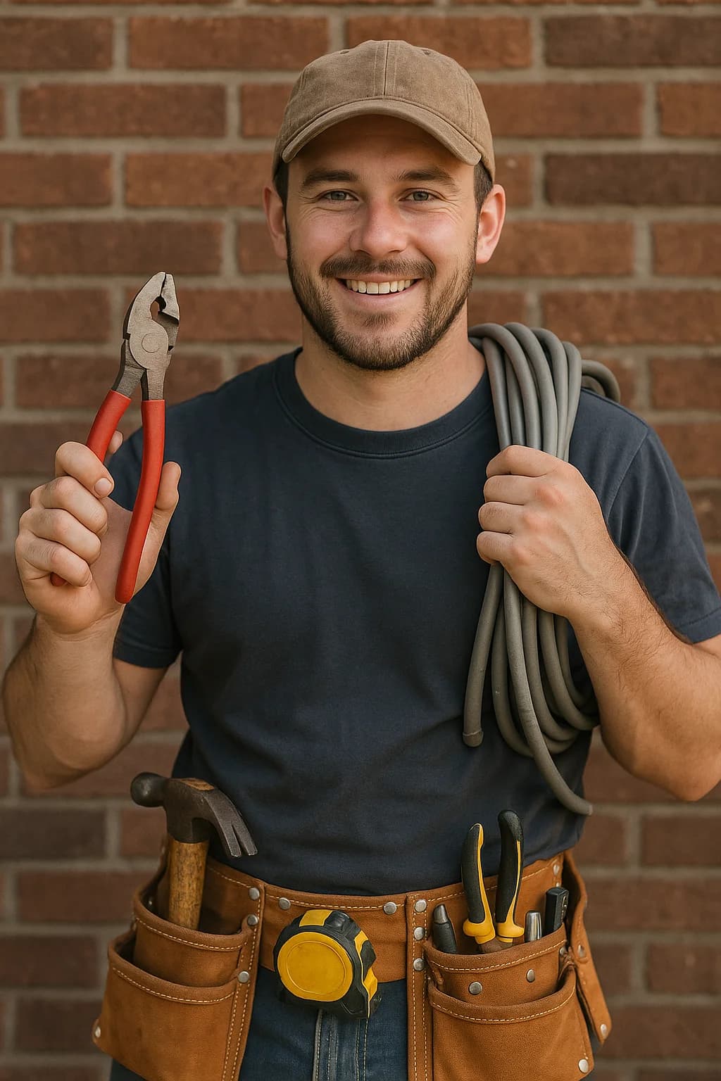 Trade services job marketplace mockup